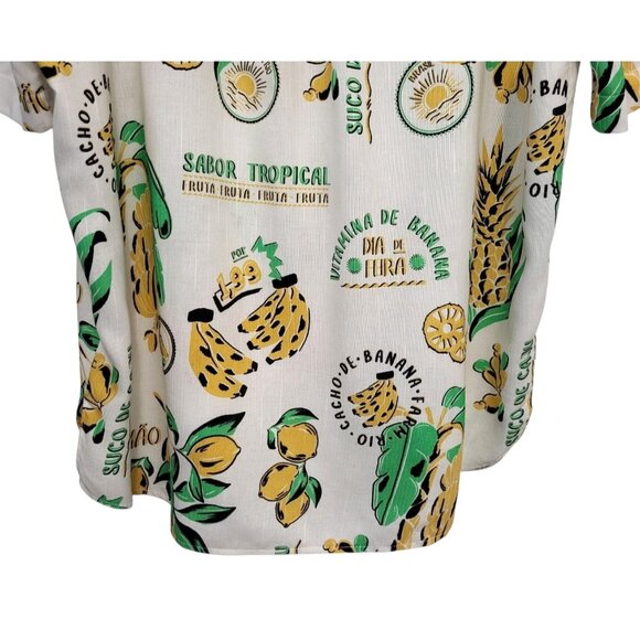 FARM RIO Juice Tropical Viscose Shirt - Picture 7 of 12